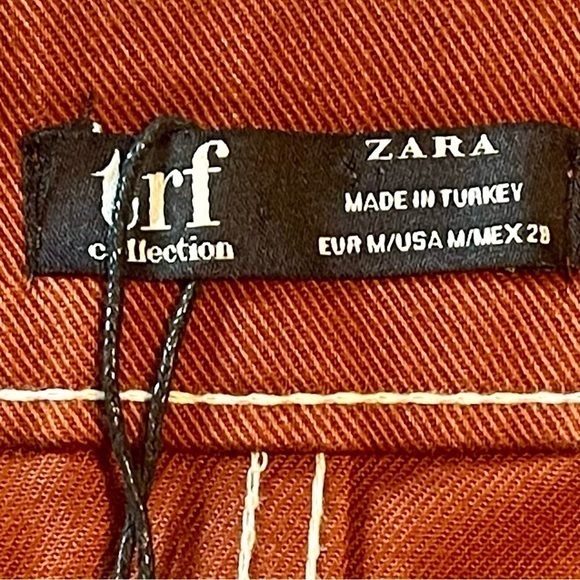 NWT Zara Brown Mini Skirt ladies size medium 🔥🔥🔥 - Picture 4 of 4